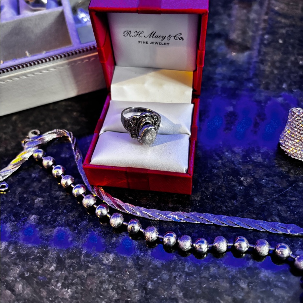 π925 SILVER POISON RINGπVERY COOL RING. ππππππ΄ππππππππ - Picture 7 of 9